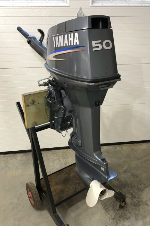 Yamaha 50hp 2 Stroke 20” Outboard Motor with Tiller Handle